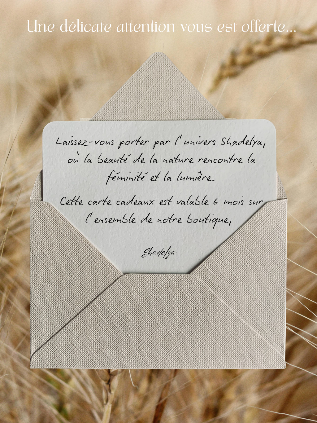 Carte-cadeaux Shadelya